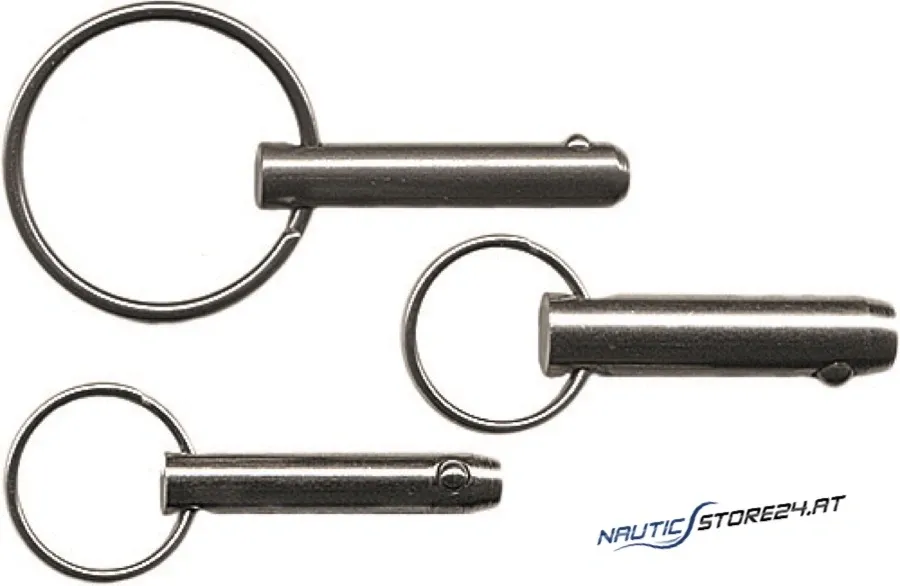 Nirosteckbolzen mit Kugelsicherung