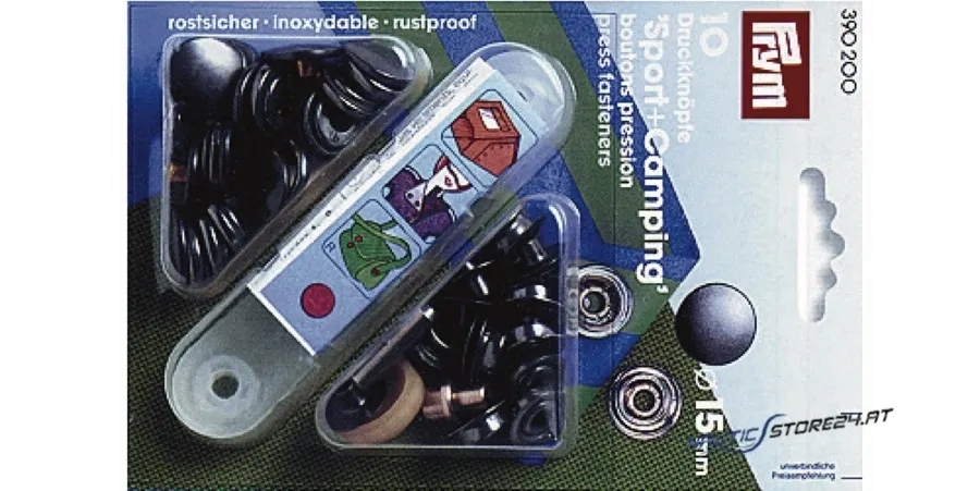 Druckknopf - Messing verchromt | Packeinheit : 10 Stk