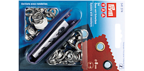 Messingöse verchromt | Ausführung: Innen-Ø 8mm, Packeinheit 24