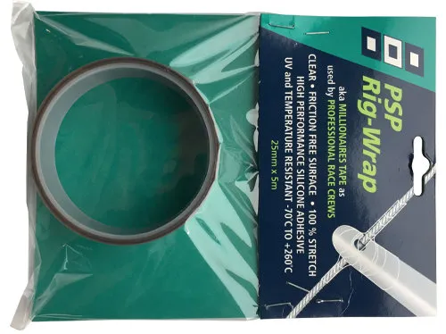 PSP Rig Wrap Tape farblos 25mm breit