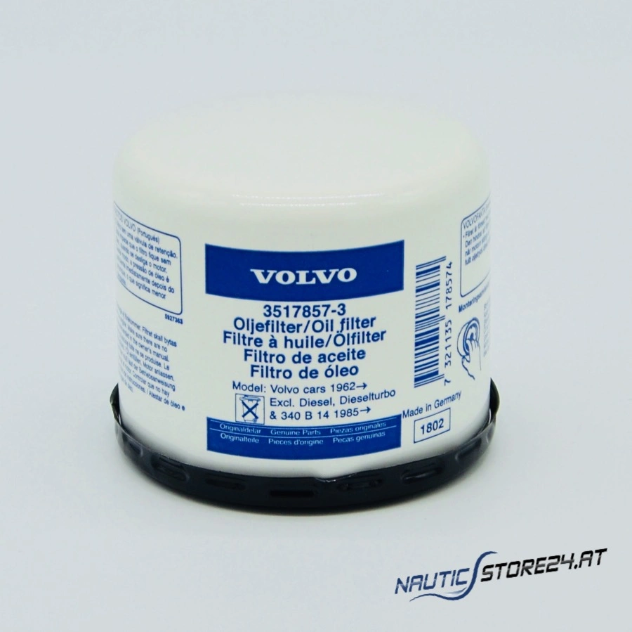 Volvo Penta Ölfilter für B20, B23, B30, 230, 250 (3517857)