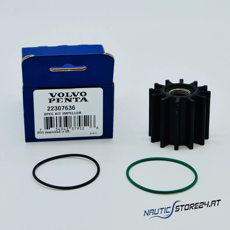 Volvo Penta Impellersatz für 3.0 , 4.3 , 5.0 , 5.7 , 8.1 (22307636)