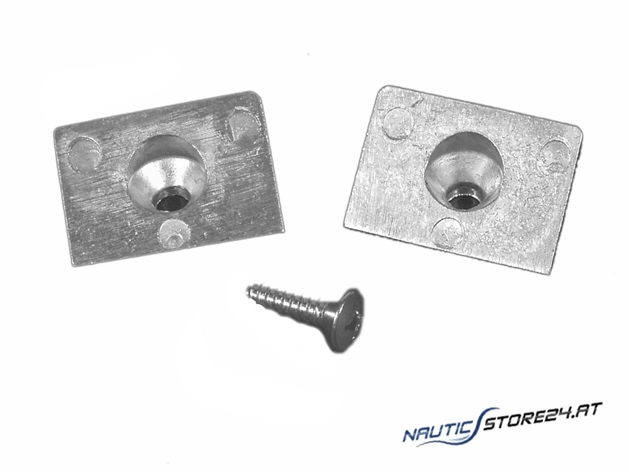 Mercury/Quicksilver Anode Aluminium für Außenborder 6-15 PS 2-Takt/8-15 PS 4-Takt (97-42121Q02)