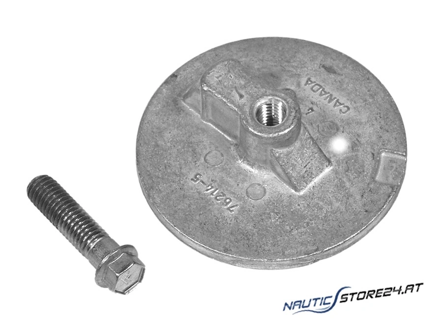 Mercury/Quicksilver Anode Aluminium für Außenborder und Alpha/Bravo Getriebe (97-76214Q5)