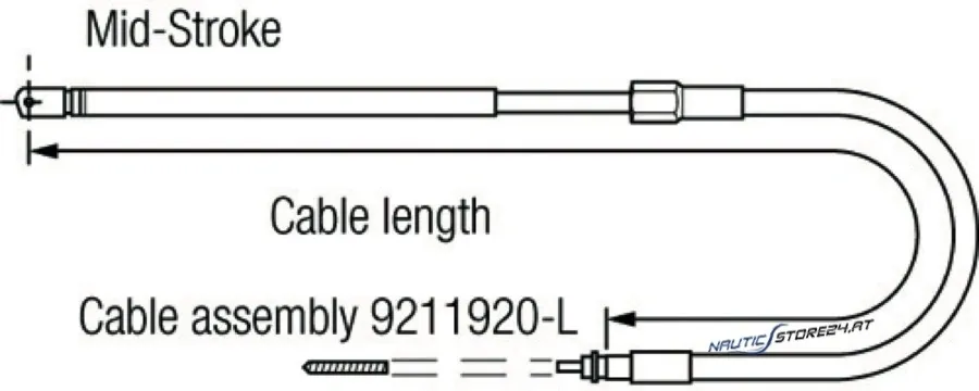 Teleflex Lenkkabel SSC 131