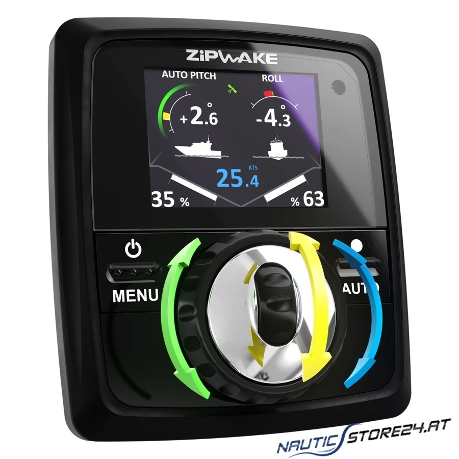 Zipwake Dynamisches Trimm-Kontrollsystem Serie S | Ausführung: 450-S (Interzeptor L=450mm, M12 Verlängerungskabel 1,5m)