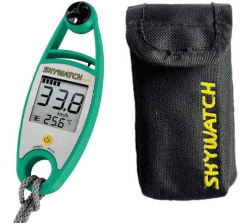 Skywatch Windmesse Skywatch Wind Messgeschwindigkeit 3 bis 185km/h Lufttemperatur -30°C bis + 70°C