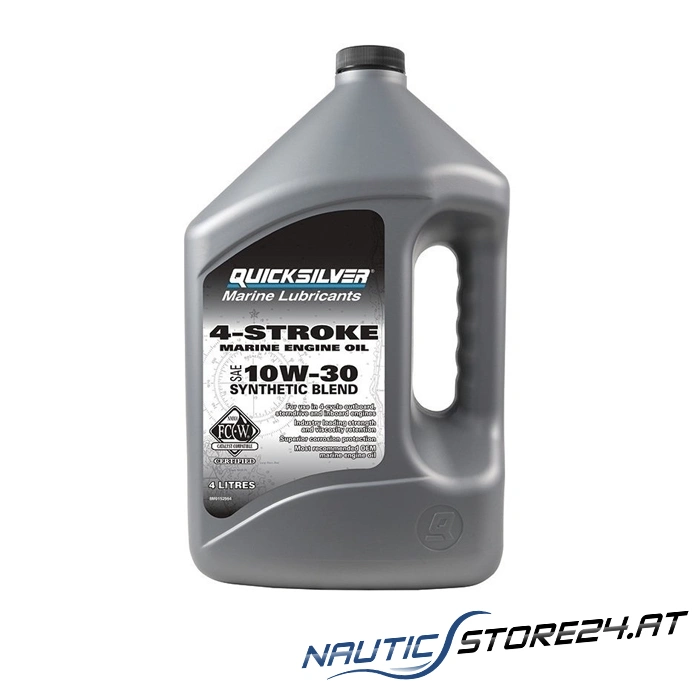 Mercury/Quicksilver Motoröl 10W-30 Synthetisch 4-Takt 4L (92-8M0152564)