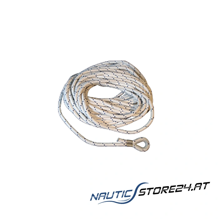 Allpa Polyester Ankerleine geflochten, 30m | Ausführung: 8mm (Bruchlast 800kg)