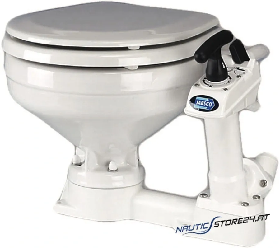 Jabsco Toilette mit Handpumpe