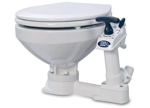 Jabsco Toilette mit Handpumpe