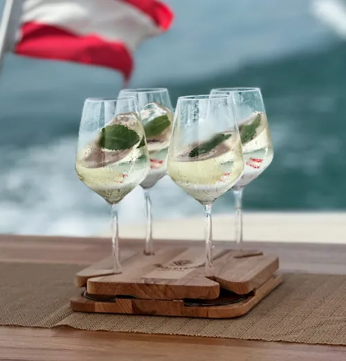 Vino - Fixino Weinglashalter blaue LED