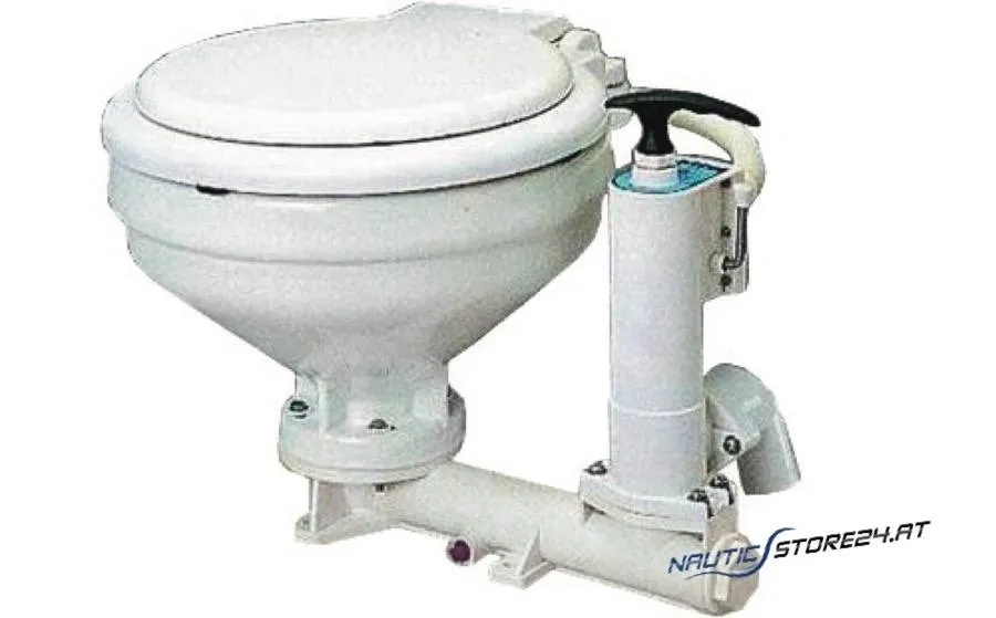 Marinetoilette mit Handpumpe