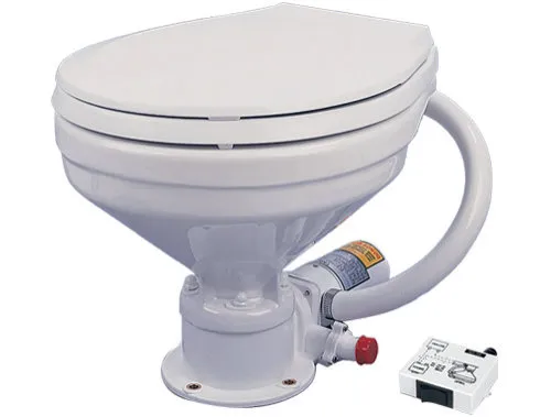 Marinetoilette mit Elektropumpe