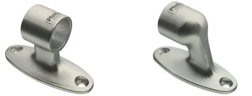 Handrelingsbeschlag Alu eloxiert silber für 20mm Rohr