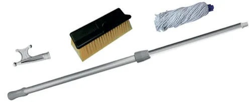 Bootshaken Kombiset - PVC schwarz , Alu