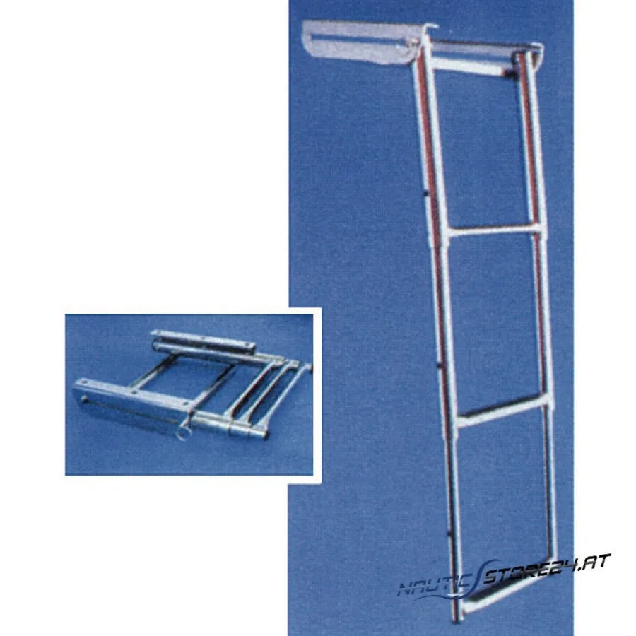 Teleskopbadeleiter für Plattform
