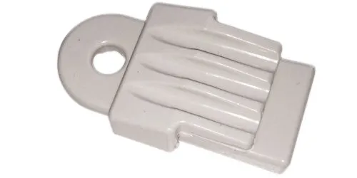 Öse für Schnellmontage PVC weiß