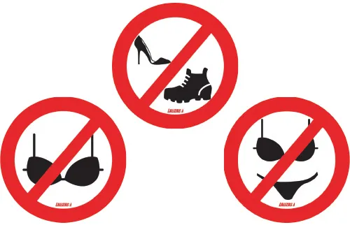 Verbotsaufkleber - Außen - Ø 135mm